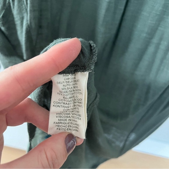 Anthropologie Embroidered 3/4 Sleeve Blouse - Picture 9 of 9